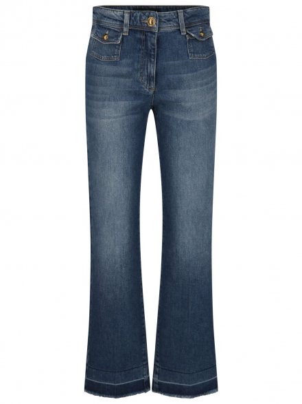 Luisa Cerano – Luisa Cerano - Straight Leg Jeans mit Pattentaschen