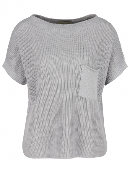 Bruno Manetti – Bruno Manetti - Strickshirt mit Leinen