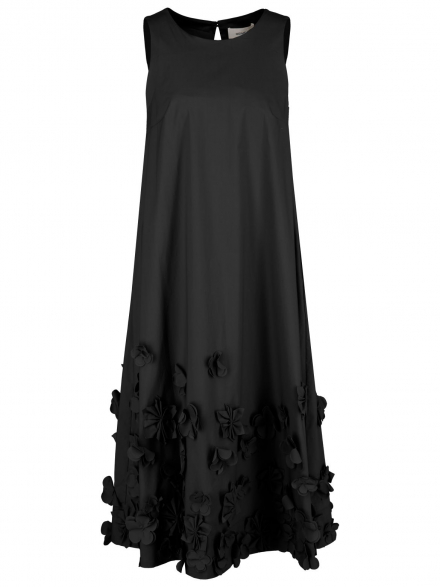 Meimeij – Meimeij - Midikleid mit Blumenapplikation