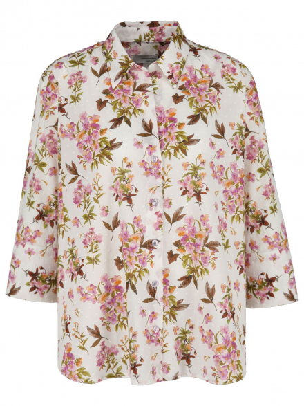 Rossana Diva – Rossana Diva - Hemdbluse mit Blumenprint