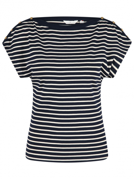 Tommy Hilfiger – Tommy Hilfiger - Shirt mit Schmuckknöpfen