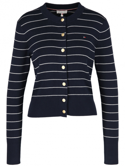 Tommy Hilfiger – Tommy Hilfiger - Strickjacke mit Streifen