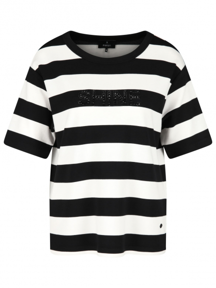 Monari – Monari - Shirt mit Strassbesatz