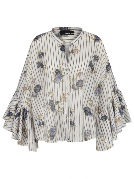 Nevada Love – Nevada Love - Bluse mit Volantärmeln