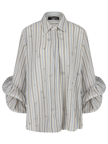 Nevada Love – Nevada Love - Bluse mit Strassbesatz