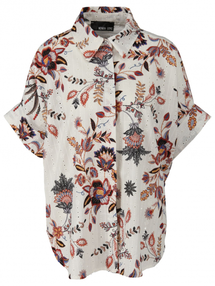 Nevada Love – Nevada Love - Oversized Bluse mit Print