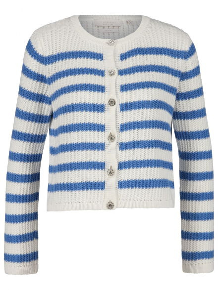 Rich & Royal – Rich &amp; Royal - Strickjacke mit Streifen