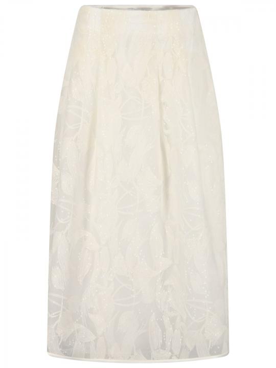 Peserico - Organza-Rock mit Stickerei