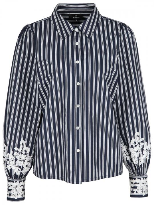 Monari - Hemdbluse mit Stickerei