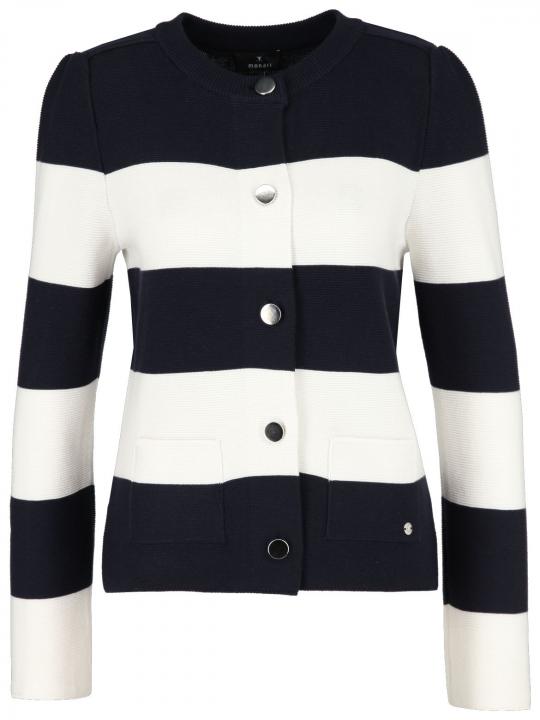 Monari - Strickjacke mit Streifen