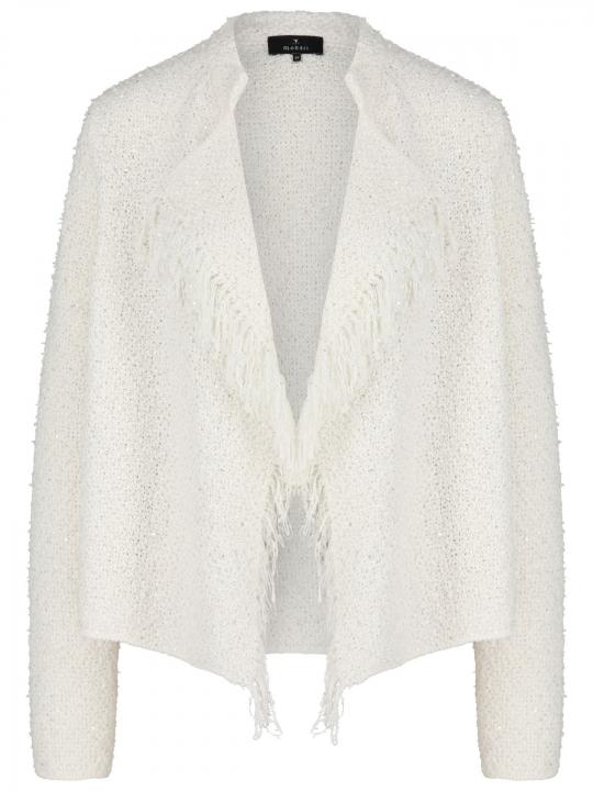 Monari - Stickjacke mit Mini-Pailletten