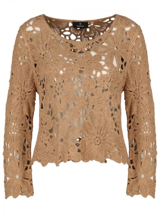 Monari - Pullover aus Häkelspitze