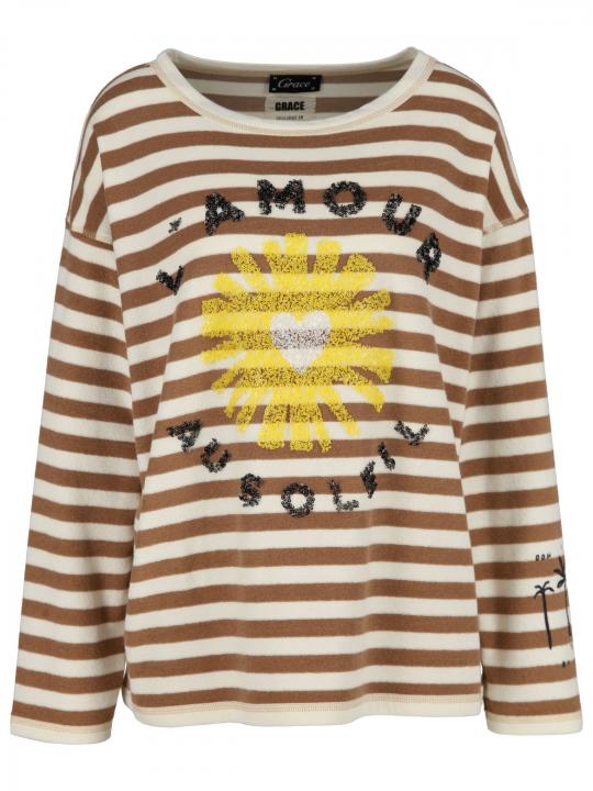 Grace - Sweatshirt aus Frottee