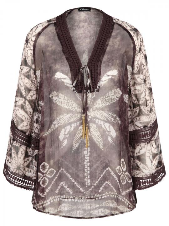 Grace - Tunikabluse aus Chiffon
