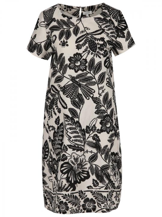 Rena Marx - Leinenkleid mit Print