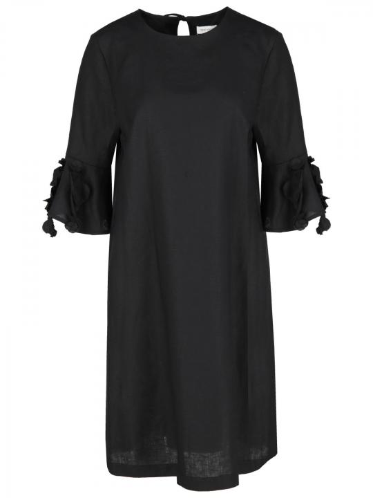 Rena Marx - Leinenkleid mit Ärmeldetail