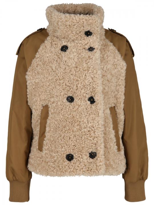 Blonde - Jacke mit Fake Fur Besatz