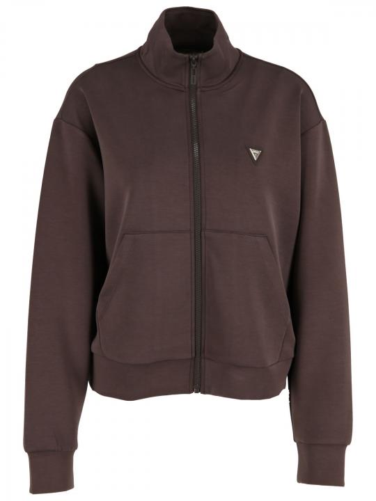 Athleisure - Sweatjacke mit Logo-Applikation