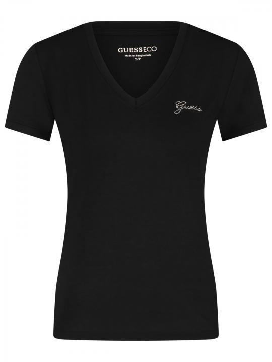 Guess Jeans - T-Shirt mit Strass-Logo