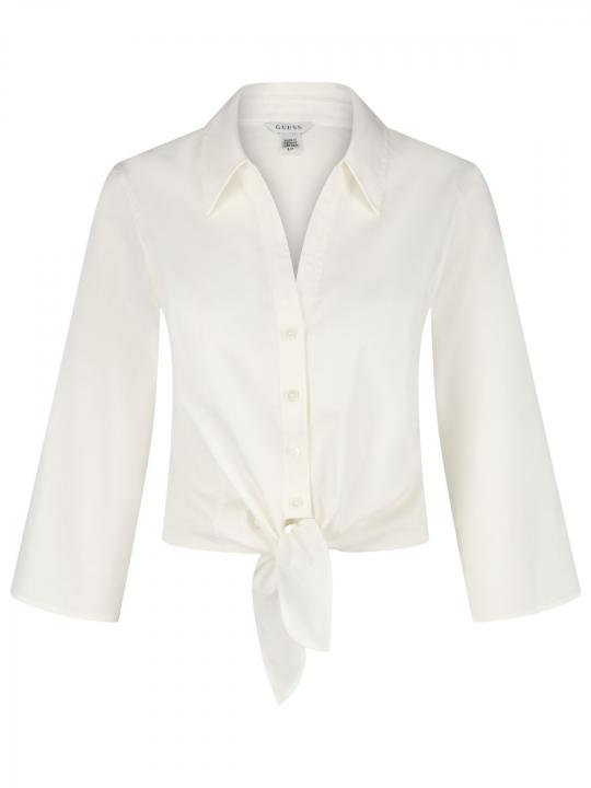 Guess Jeans - Hemdbluse mit Knotendetail