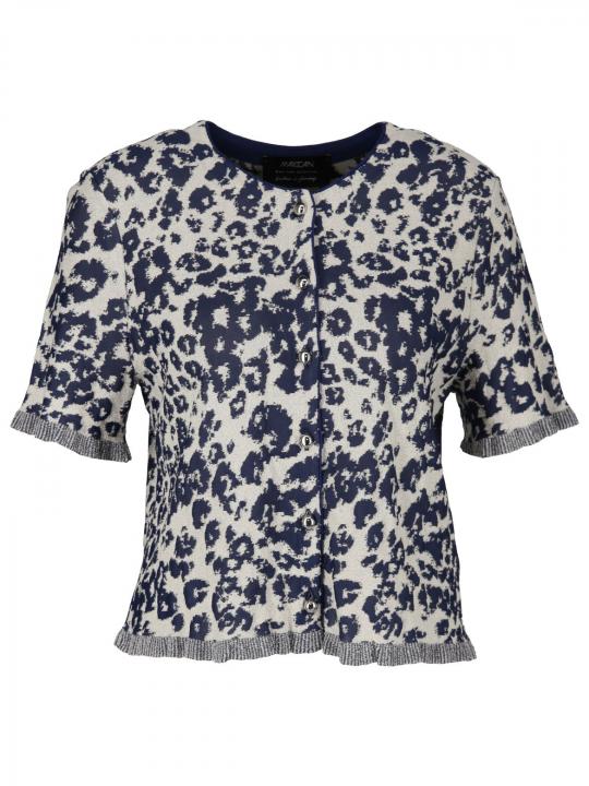 Marc Cain - Cardigan mit Leo-Jacquard