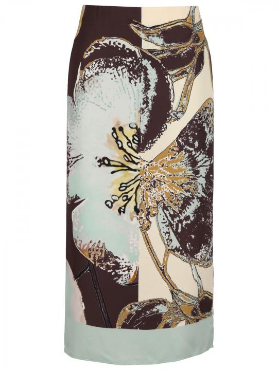 Marc Cain - Satinrock mit Print