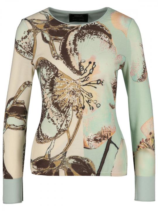 Marc Cain - Feinstrickpullover mit Print