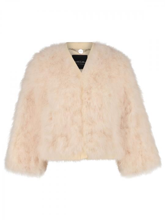 Marc Cain - Kurze Jacke mit Federn
