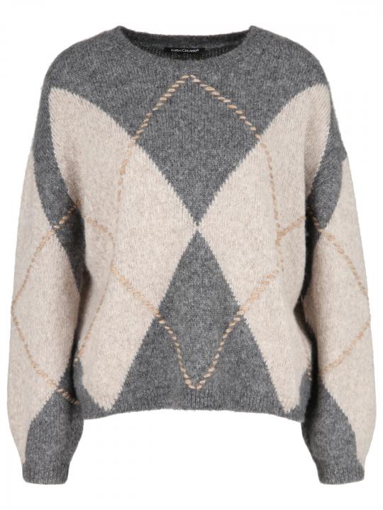 Luisa Cerano - Wollpullover mit Argyle-Muster