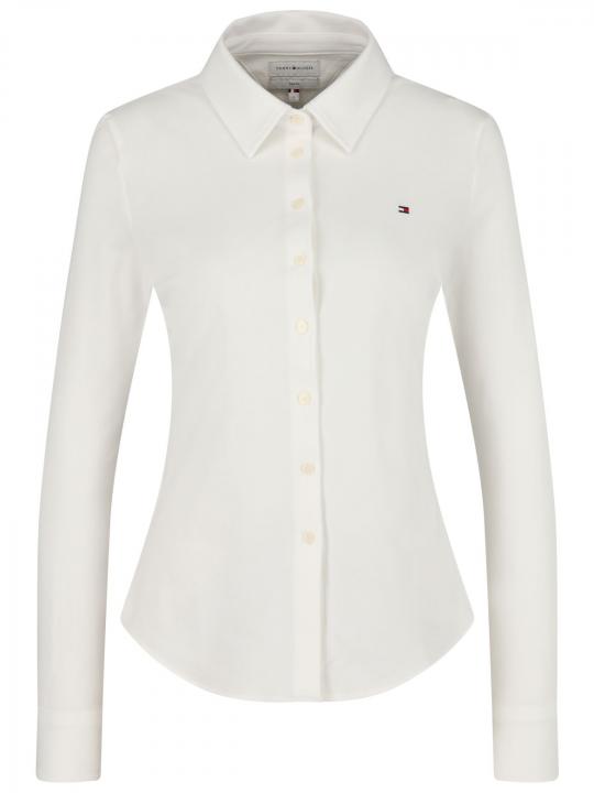 Tommy Hilfiger - Bluse SLIM PIQUE Shirt