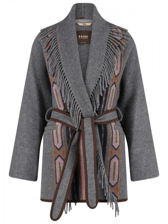 Bazar Deluxe - Wolljacke mit Fransen