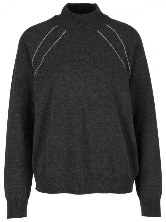 Peserico - Pullover mit Schmuckkante