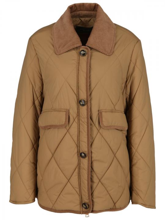 White Label - Steppjacke mit Cordkragen