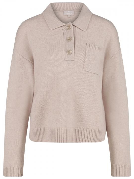 Hearts&More - Pullover mit Polokragen
