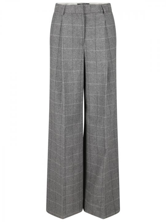 Icona - Wide Leg Hose aus Woll-Mix