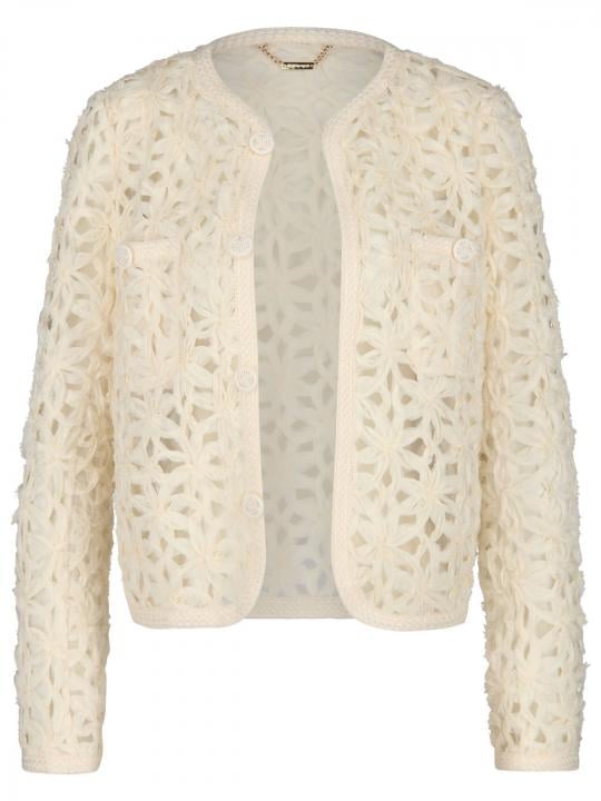 Rich & Royal - Meshjacke mit Applikationen