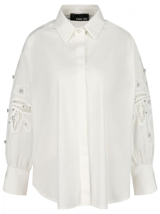 Nevada Love - Hemdbluse mit Schmuckbesatz