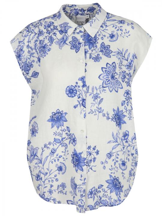 Tonno & Panna - Leinenbluse mit Print