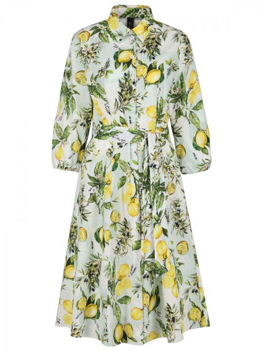 Marc Cain - Hemdblusenkleid mit Print