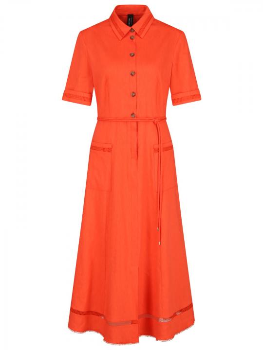 Marc Cain - Hemdblusenkleid mit Spitzenborten