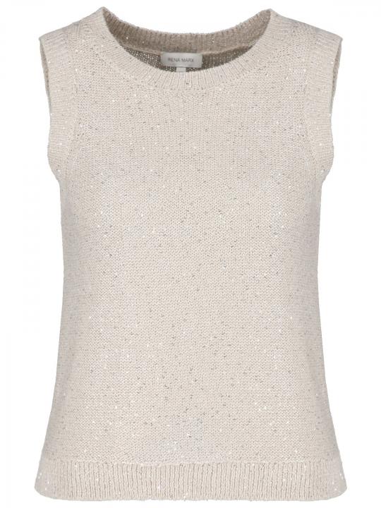 Rena Marx - Stricktop mit Mini-Pailletten