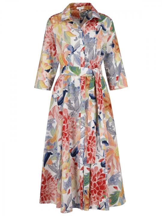 Rena Marx - Hemdblusenkleid mit Print