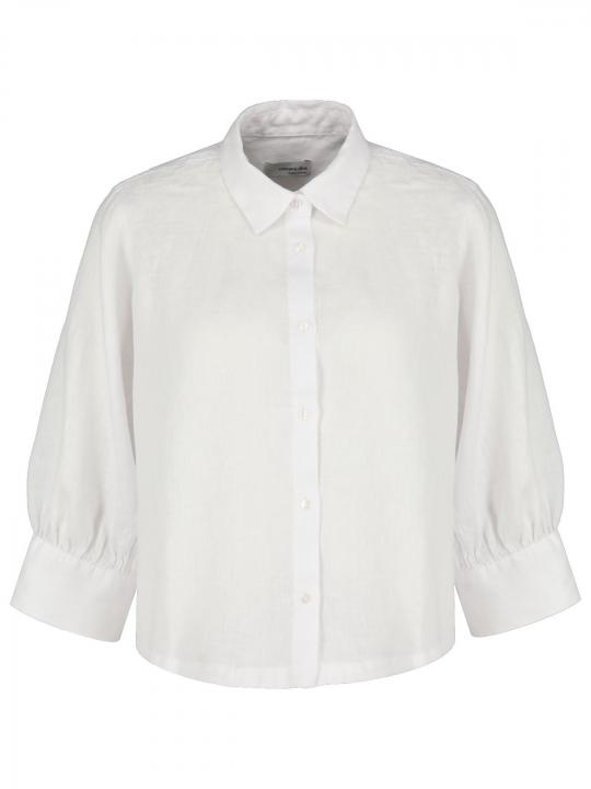Rossana Diva - Leinenbluse mit weitem Arm