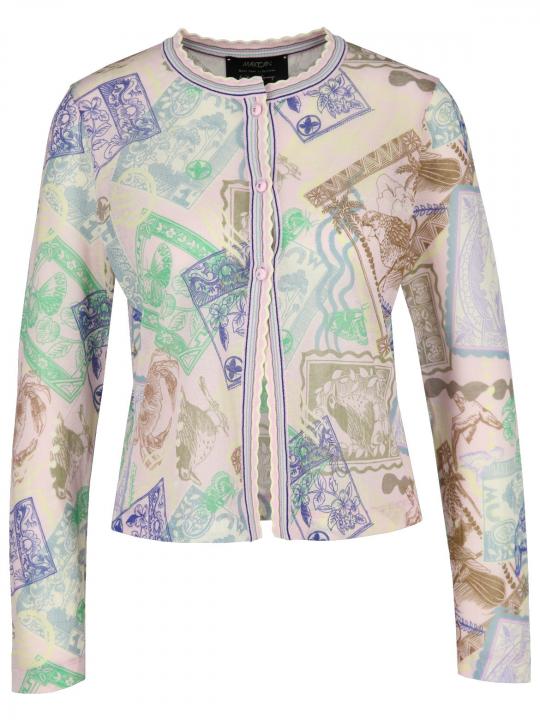 Marc Cain - Strickjacke mit Print
