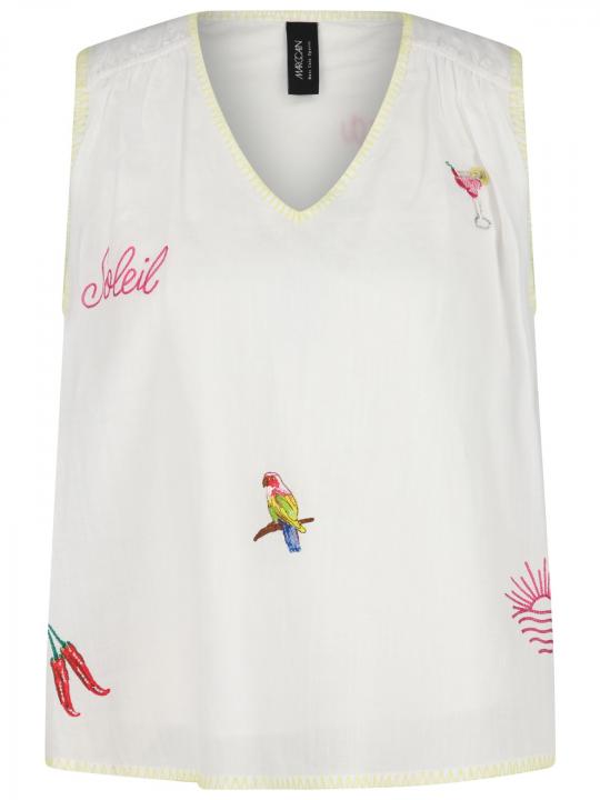 Marc Cain Sport - Blusentop mit Stickereien