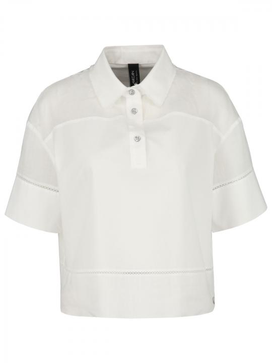 Marc Cain Sport - Schlupfbluse mit Materialmix