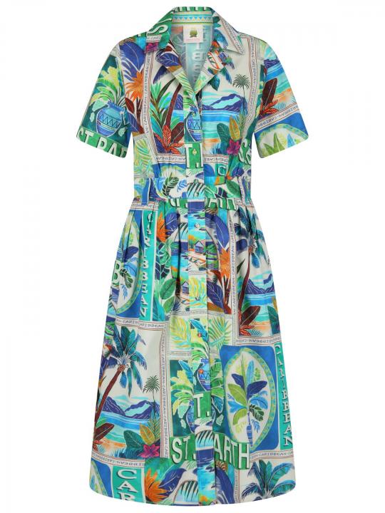 Princess - Hemdblusenkleid mit Print