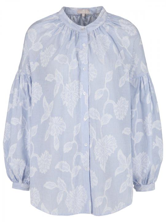Hearts&More - Bluse aus Baumwoll-Jacquard