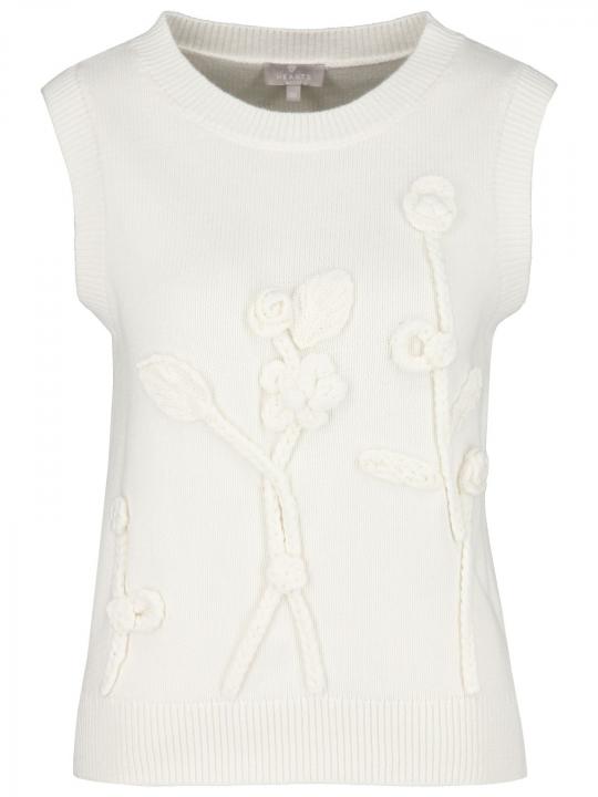 Hearts&More - Pullunder mit Blumenapplikation