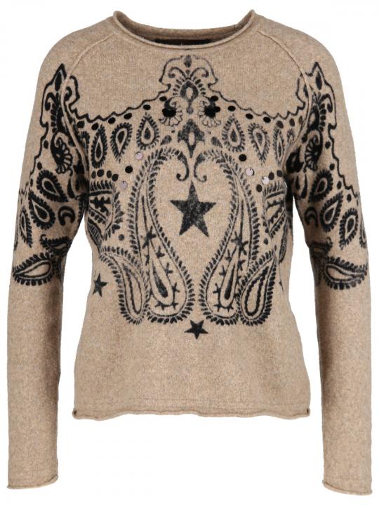 Grace - Pullover mit Inside-Out Print